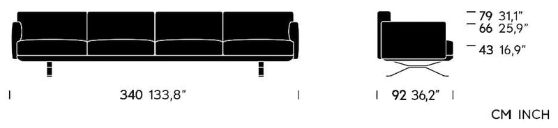 Boma - 4-Seater sofa | Kettal | JANGEORGe Interior Design