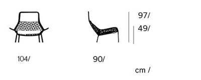 Maia - Relax Armchair Rope Teak Legs | Kettal | JANGEORGe Interior Design