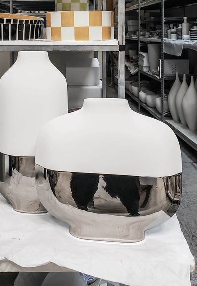 Palma Bassa Bicolor Vase | Kose Milano | JANGEORGe Interior Design