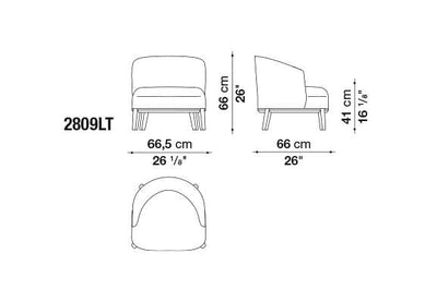 Febo Armchair | Maxalto | JANGEORGe Interior Design
