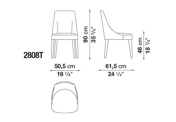 Febo Chair | Maxalto | JANGEORGe Interior Design