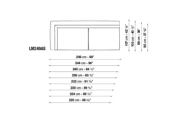 Lucrezia "To Size" Sofa | Maxalto | JANGEORGe Interior Design