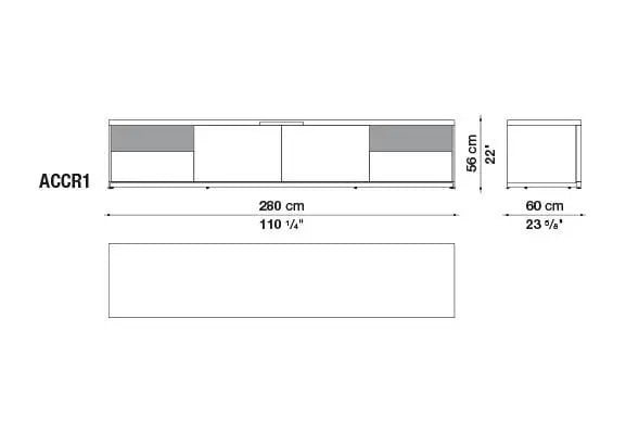 Mida Storage Unit | Maxalto | JANGEORGe Interior Design
