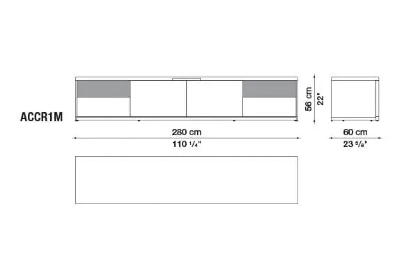 Mida Storage Unit | Maxalto | JANGEORGe Interior Design