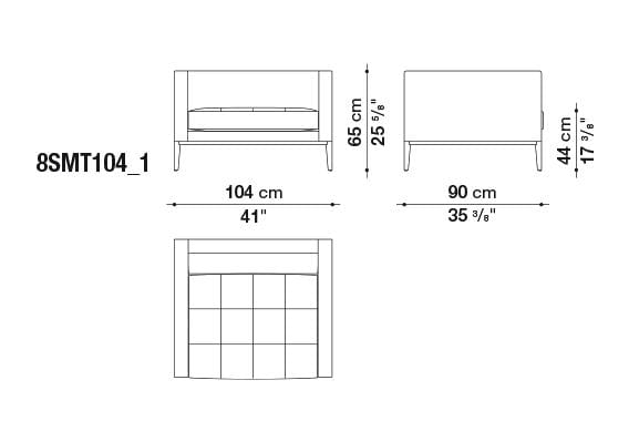 Simpliciter Armchair | Maxalto | JANGEORGe Interior Design
