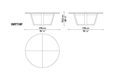 Xilos Table | Maxalto | JANGEORGe Interior Design