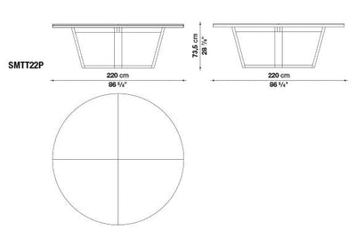 Xilos Table | Maxalto | JANGEORGe Interior Design