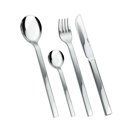 Mono A Polished Stainless Steel 5pc. Set with Knife 43 | Mono | JANGEORGe Interior Design