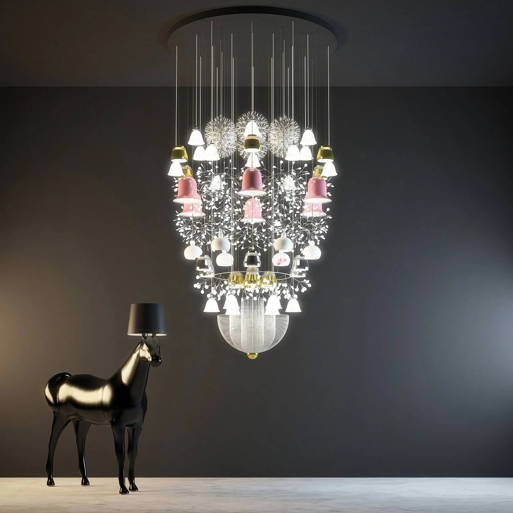 Mega Chandelier Suspension Lamp (MILAN 2018 EDITION) | Moooi | JANGEORGe Interior Design