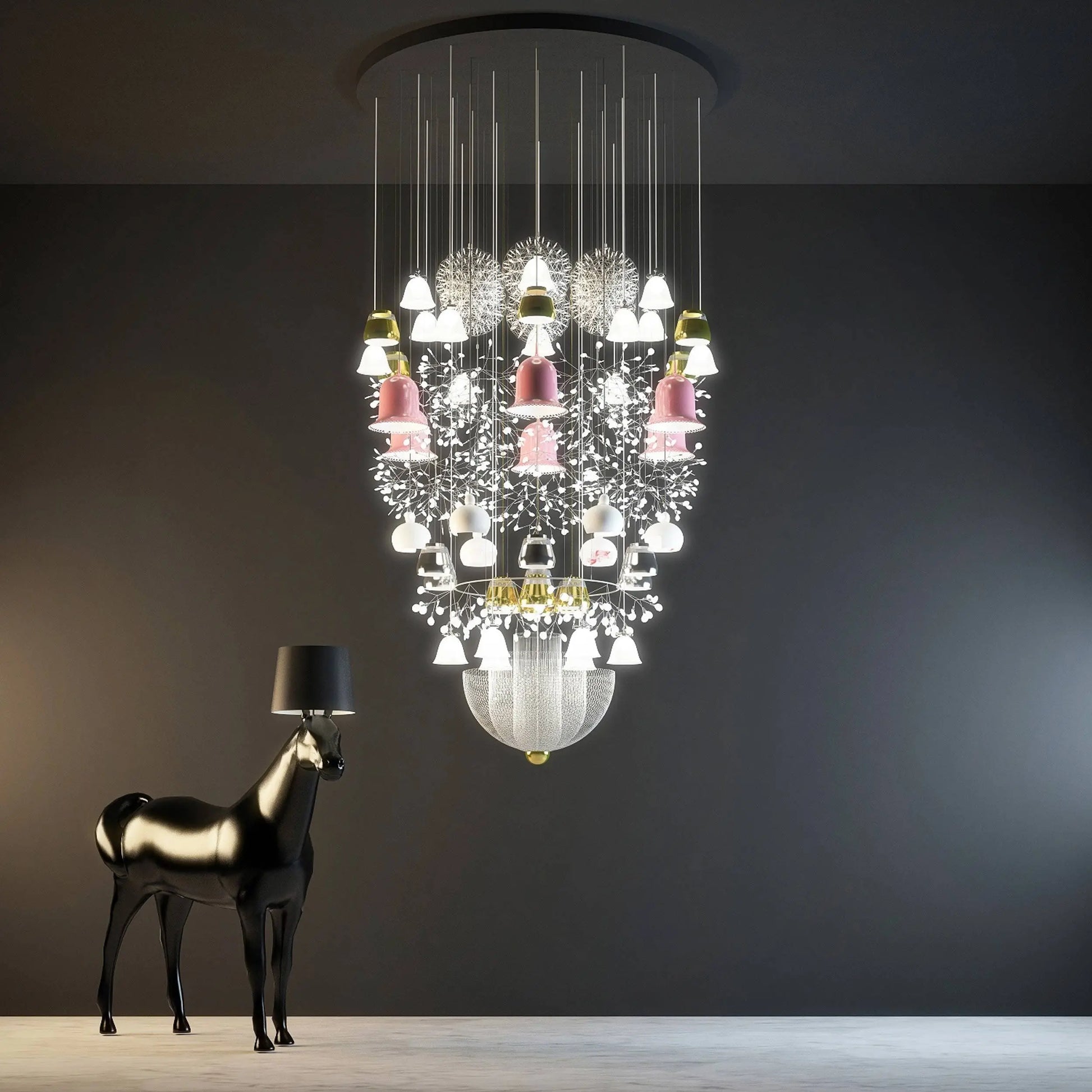 Mega Chandelier Suspension Lamp (MILAN 2018 EDITION) | Moooi | JANGEORGe Interior Design