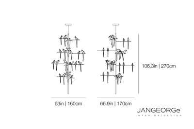 Perch Light Tree Suspension Lamp | Moooi | JANGEORGe Interior Design