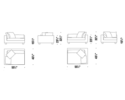 Nebula Light Sofa Quick Ship Program | Moroso | JANGEORGe Interior Design