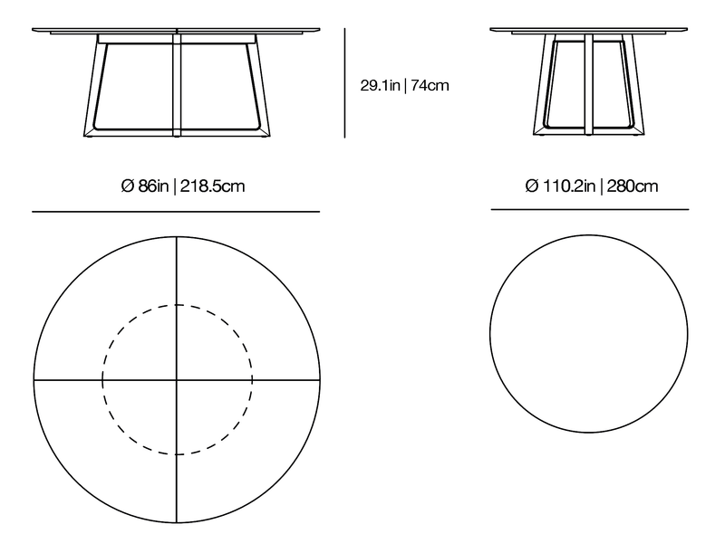 Concorde - Dining Table | Poliform | JANGEORGe Interior Design