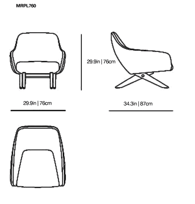 Marlon - Armchair | Poliform | JANGEORGe Interior Design