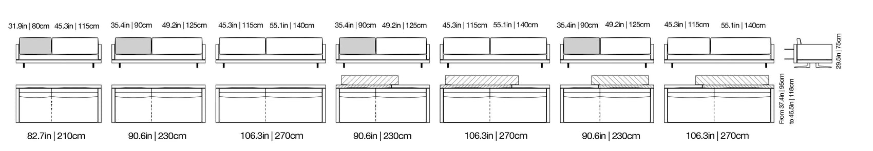 Mondrian - Sofa | Poliform | JANGEORGe Interior Design