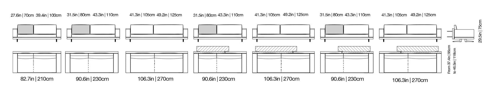 Mondrian - Sofa | Poliform | JANGEORGe Interior Design