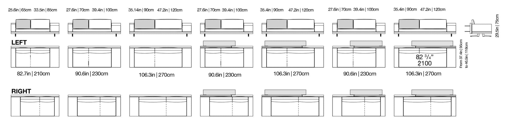 Mondrian - Sofa | Poliform | JANGEORGe Interior Design
