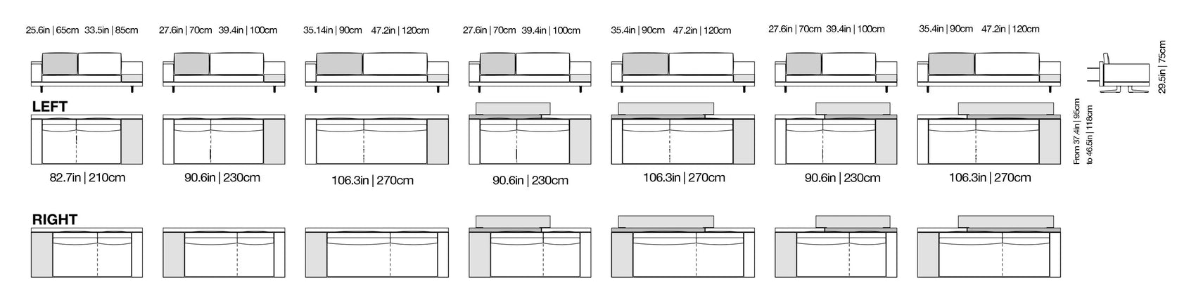 Mondrian - Sofa | Poliform | JANGEORGe Interior Design