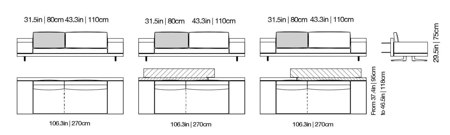 Mondrian - Sofa | Poliform | JANGEORGe Interior Design