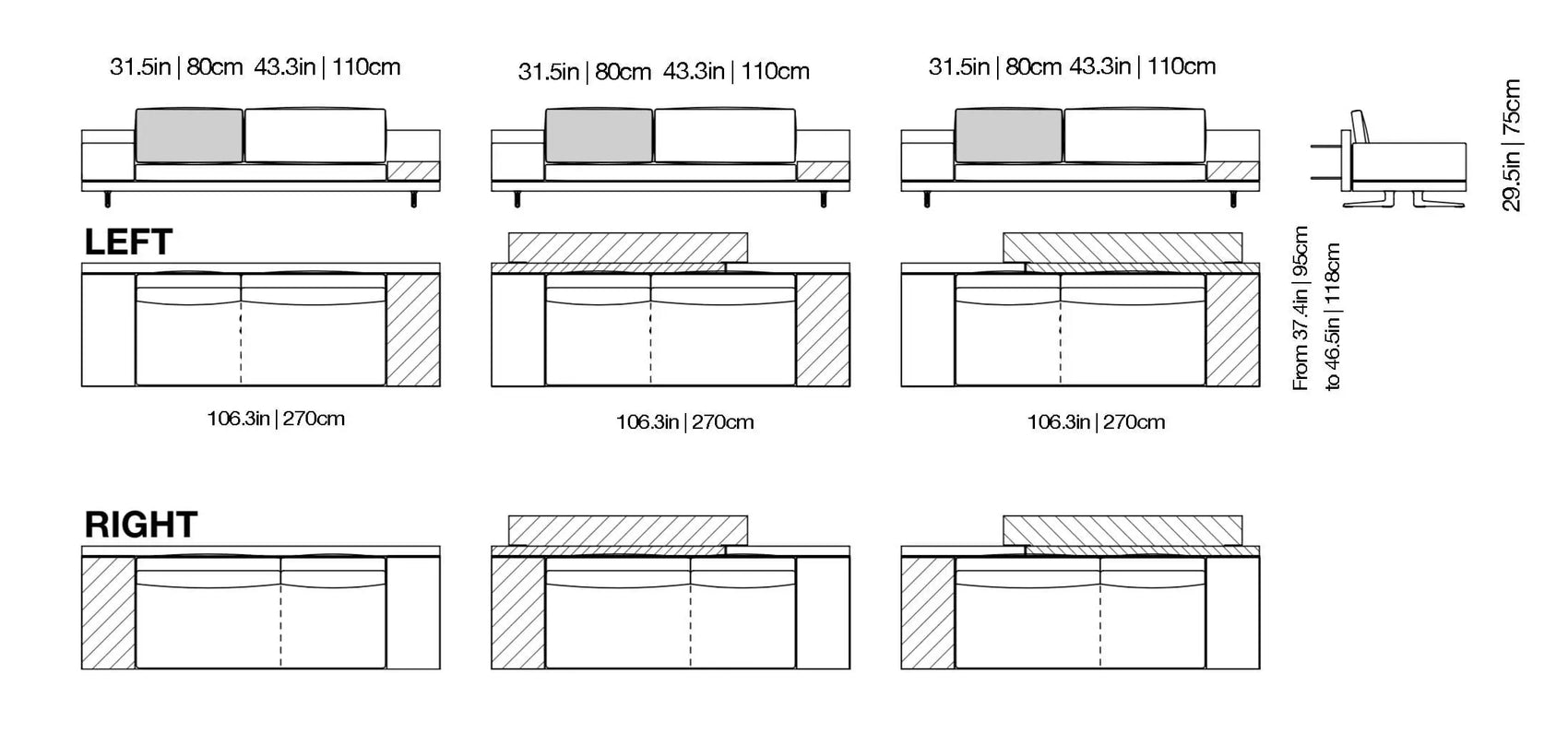 Mondrian - Sofa | Poliform | JANGEORGe Interior Design