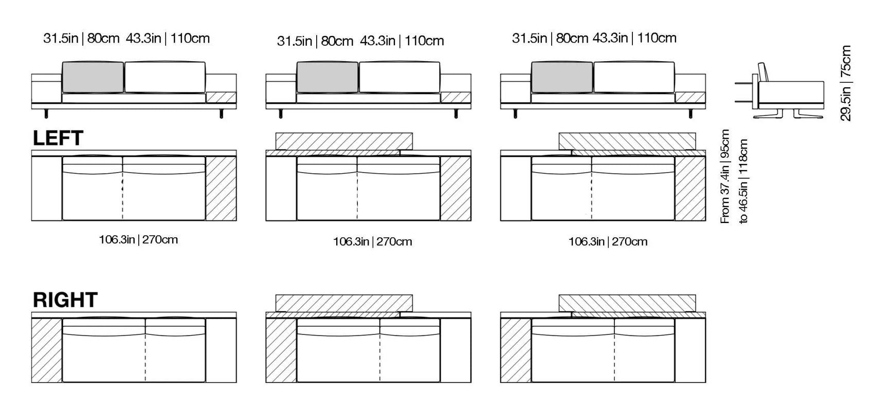 Mondrian - Sofa | Poliform | JANGEORGe Interior Design