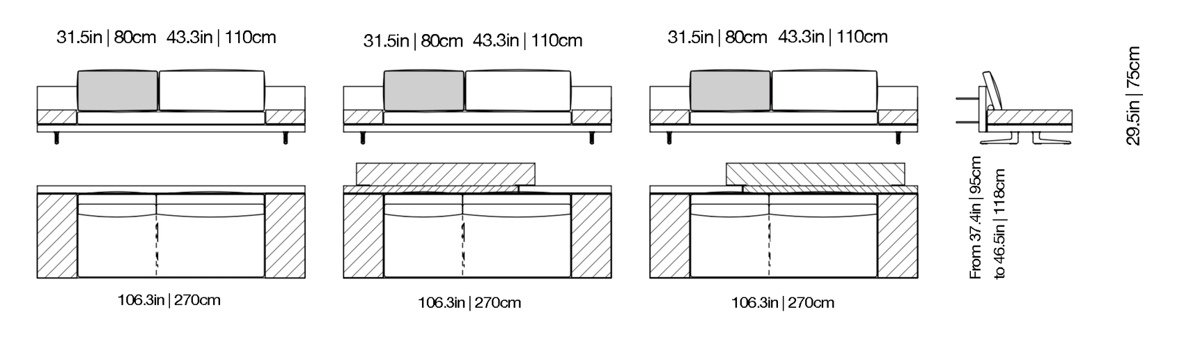 Mondrian - Sofa | Poliform | JANGEORGe Interior Design