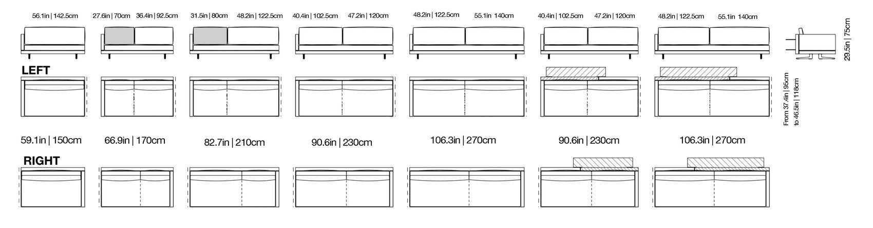 Mondrian - Sofa | Poliform | JANGEORGe Interior Design