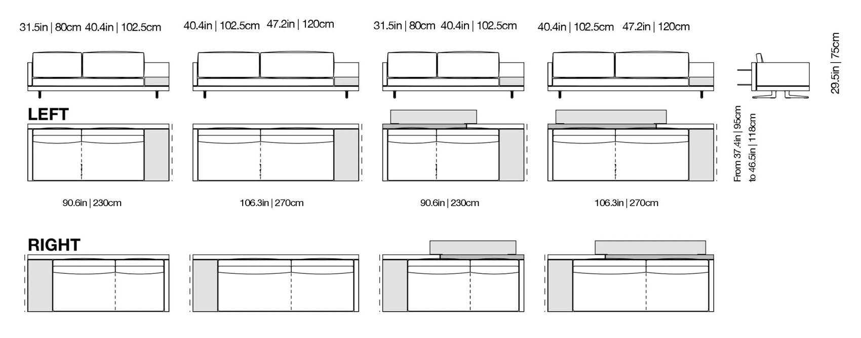 Mondrian - Sofa | Poliform | JANGEORGe Interior Design