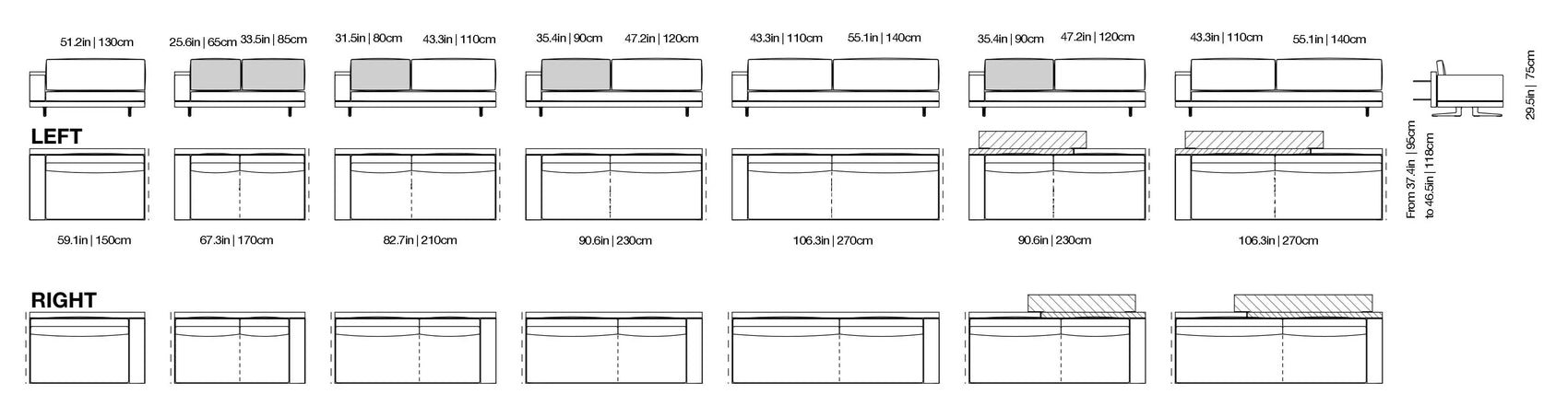 Mondrian - Sofa | Poliform | JANGEORGe Interior Design