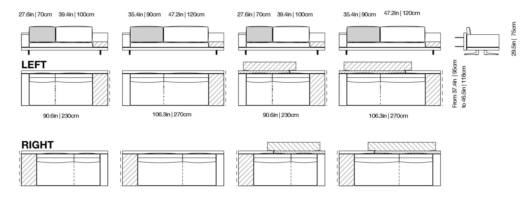 Mondrian - Sofa | Poliform | JANGEORGe Interior Design