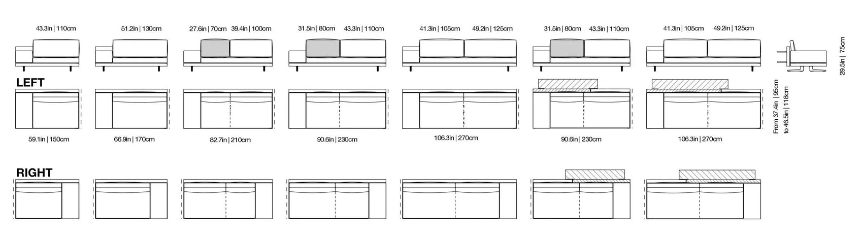 Mondrian - Sofa | Poliform | JANGEORGe Interior Design