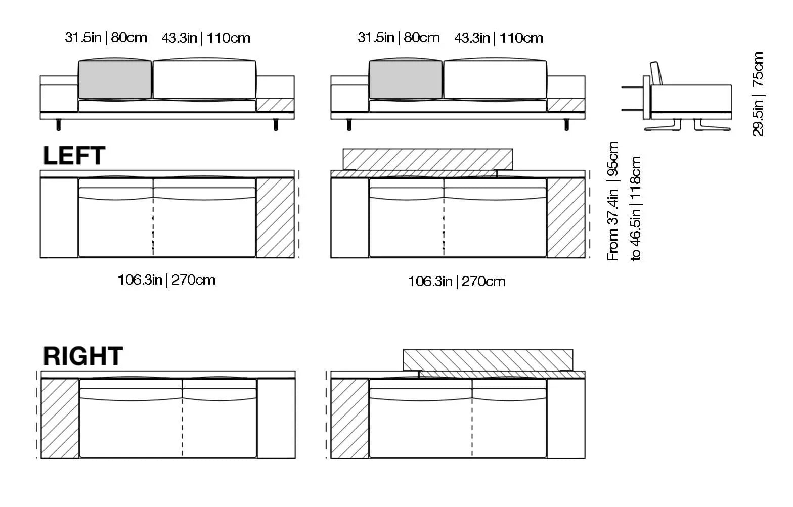 Mondrian - Sofa | Poliform | JANGEORGe Interior Design