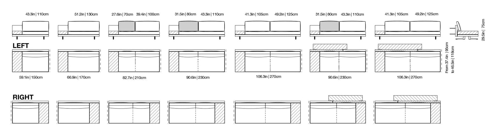 Mondrian - Sofa | Poliform | JANGEORGe Interior Design