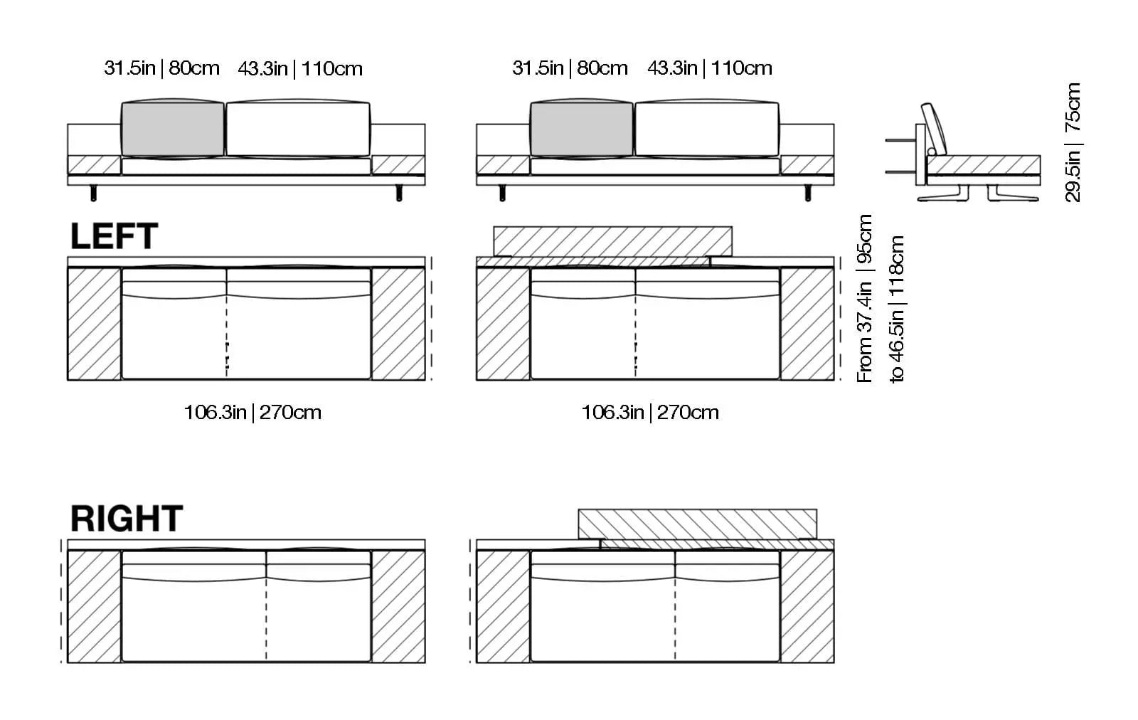 Mondrian - Sofa | Poliform | JANGEORGe Interior Design