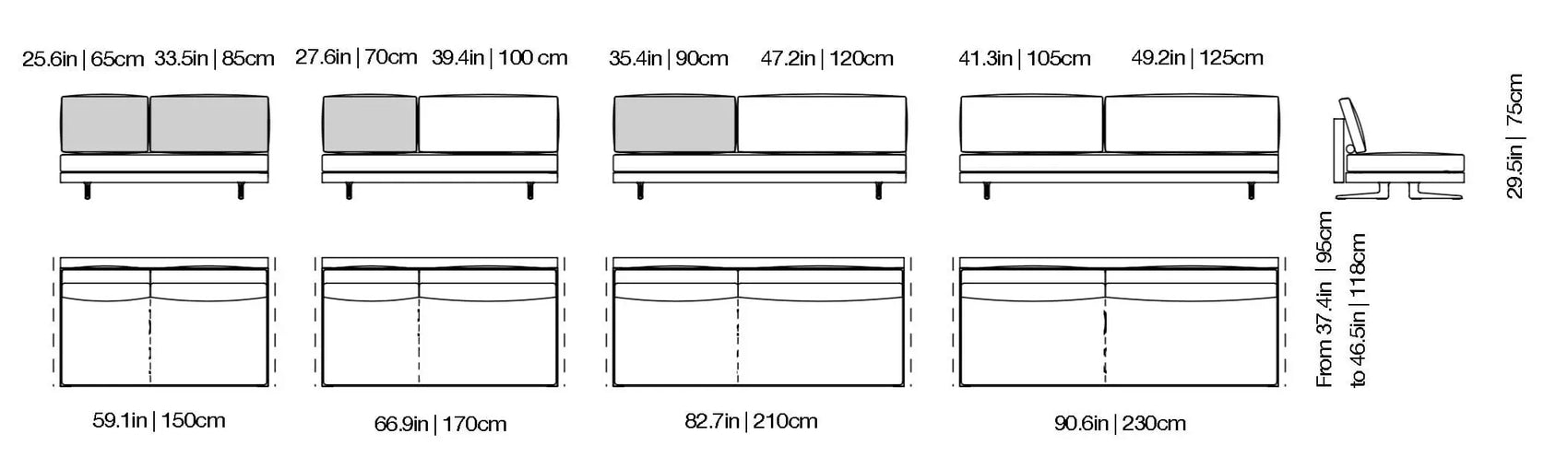 Mondrian - Sofa | Poliform | JANGEORGe Interior Design
