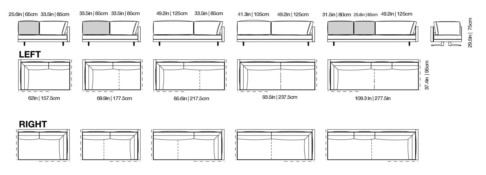 Mondrian - Sofa | Poliform | JANGEORGe Interior Design