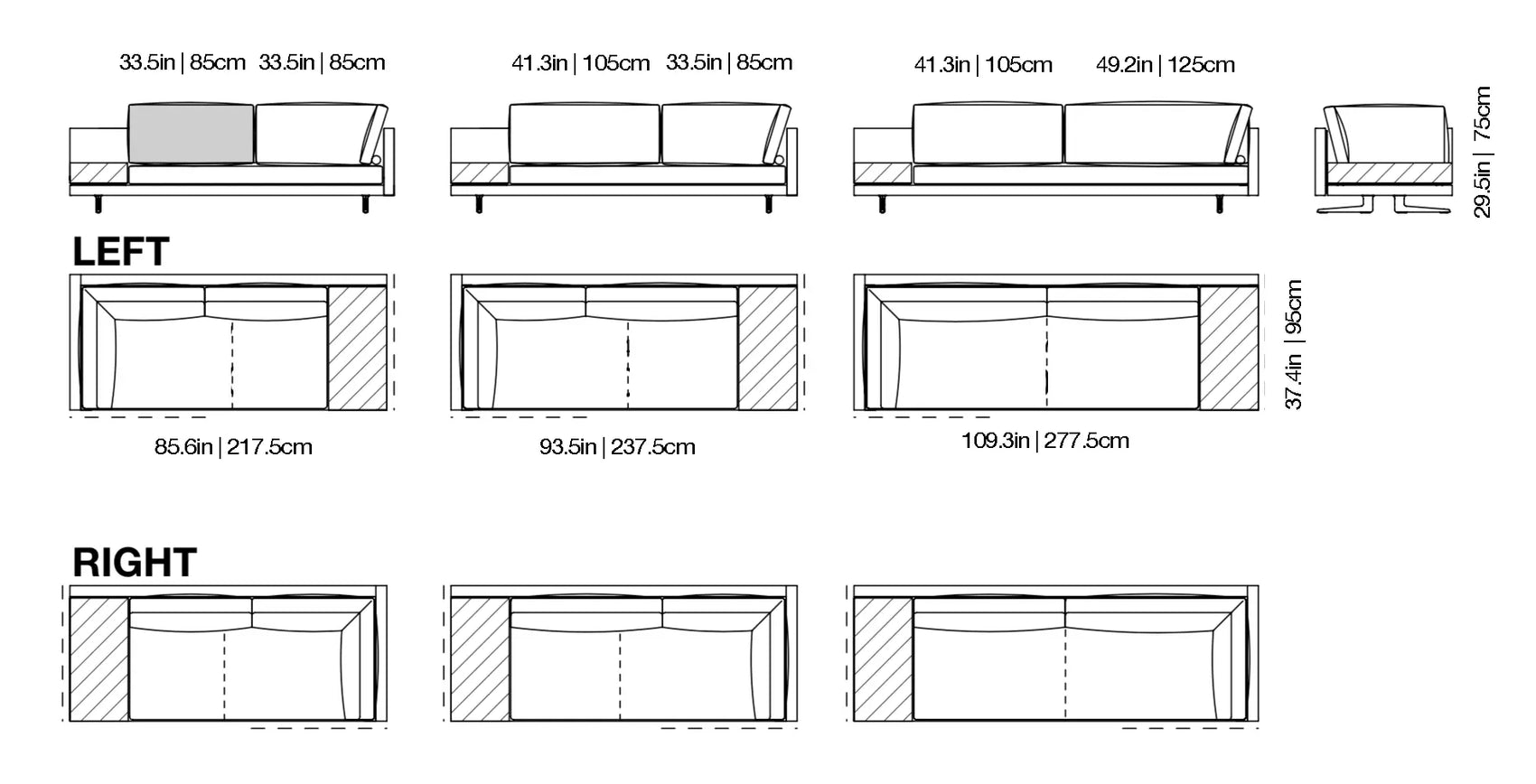 Mondrian - Sofa | Poliform | JANGEORGe Interior Design