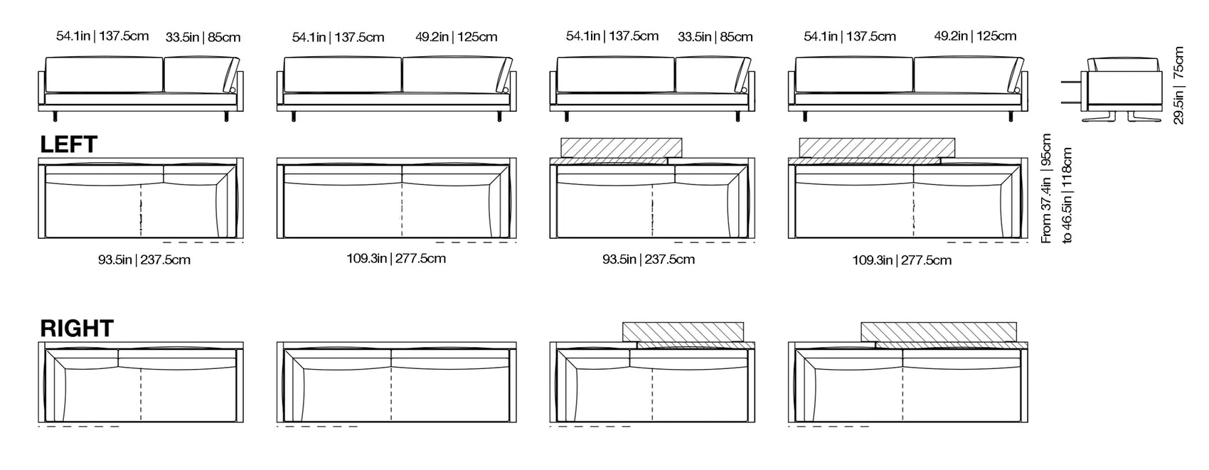 Mondrian - Sofa | Poliform | JANGEORGe Interior Design