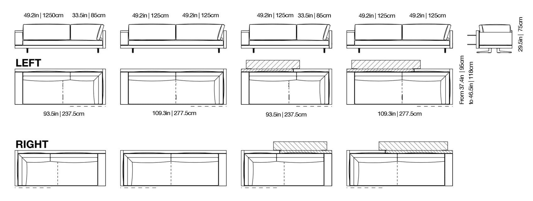 Mondrian - Sofa | Poliform | JANGEORGe Interior Design