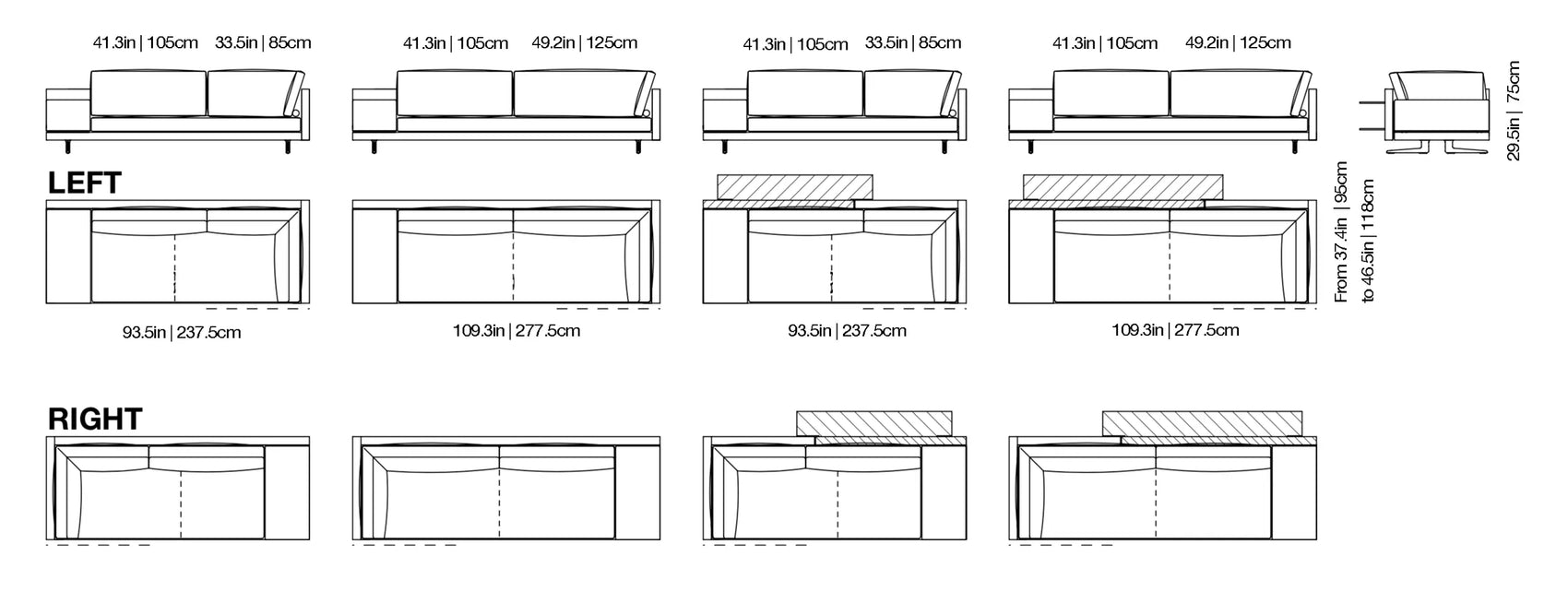 Mondrian - Sofa | Poliform | JANGEORGe Interior Design