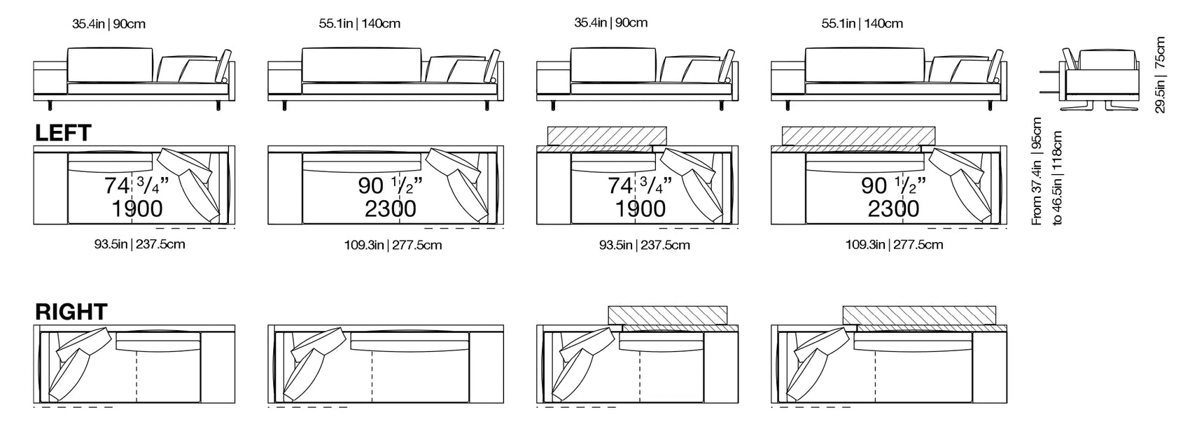 Mondrian - Sofa | Poliform | JANGEORGe Interior Design
