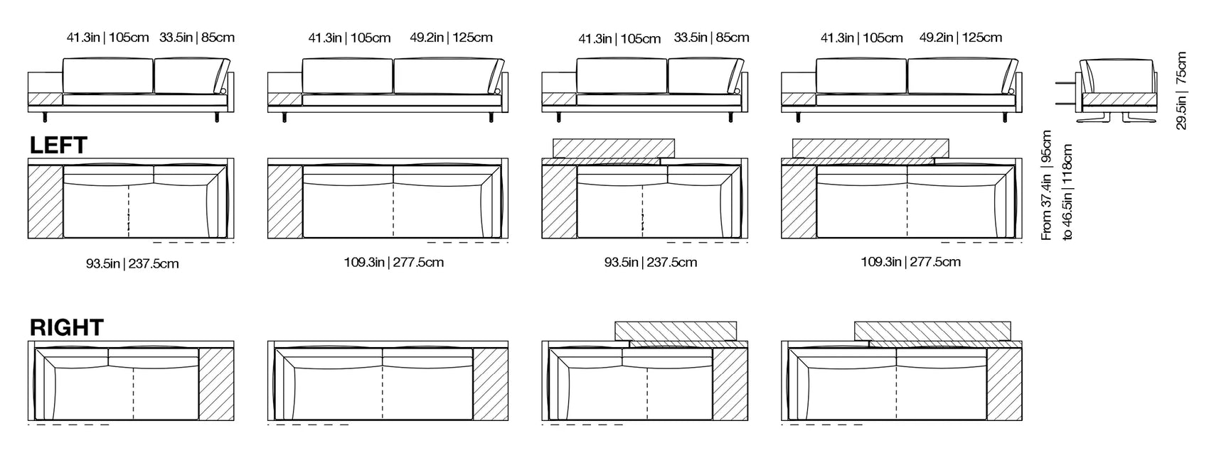 Mondrian - Sofa | Poliform | JANGEORGe Interior Design