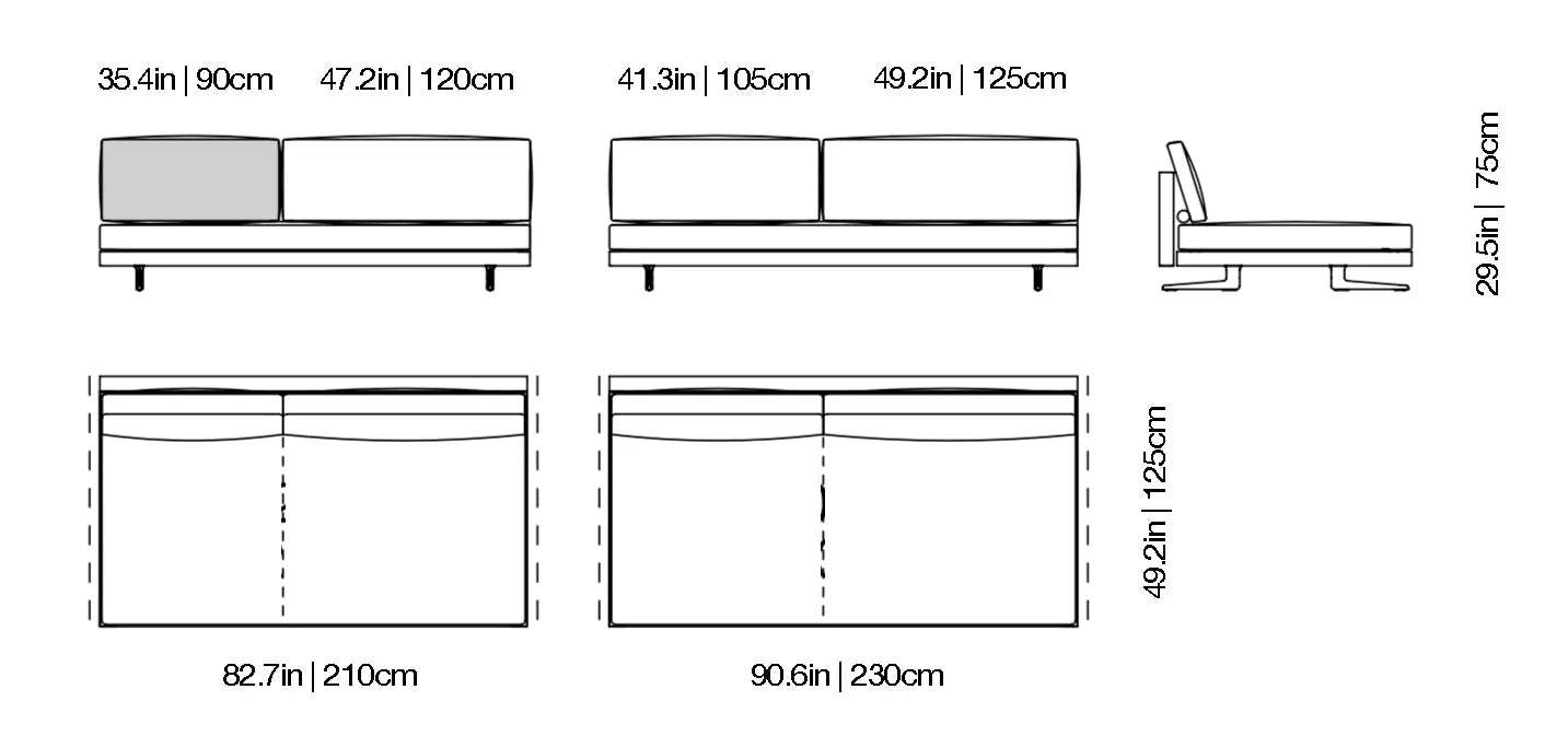 Mondrian - Sofa | Poliform | JANGEORGe Interior Design