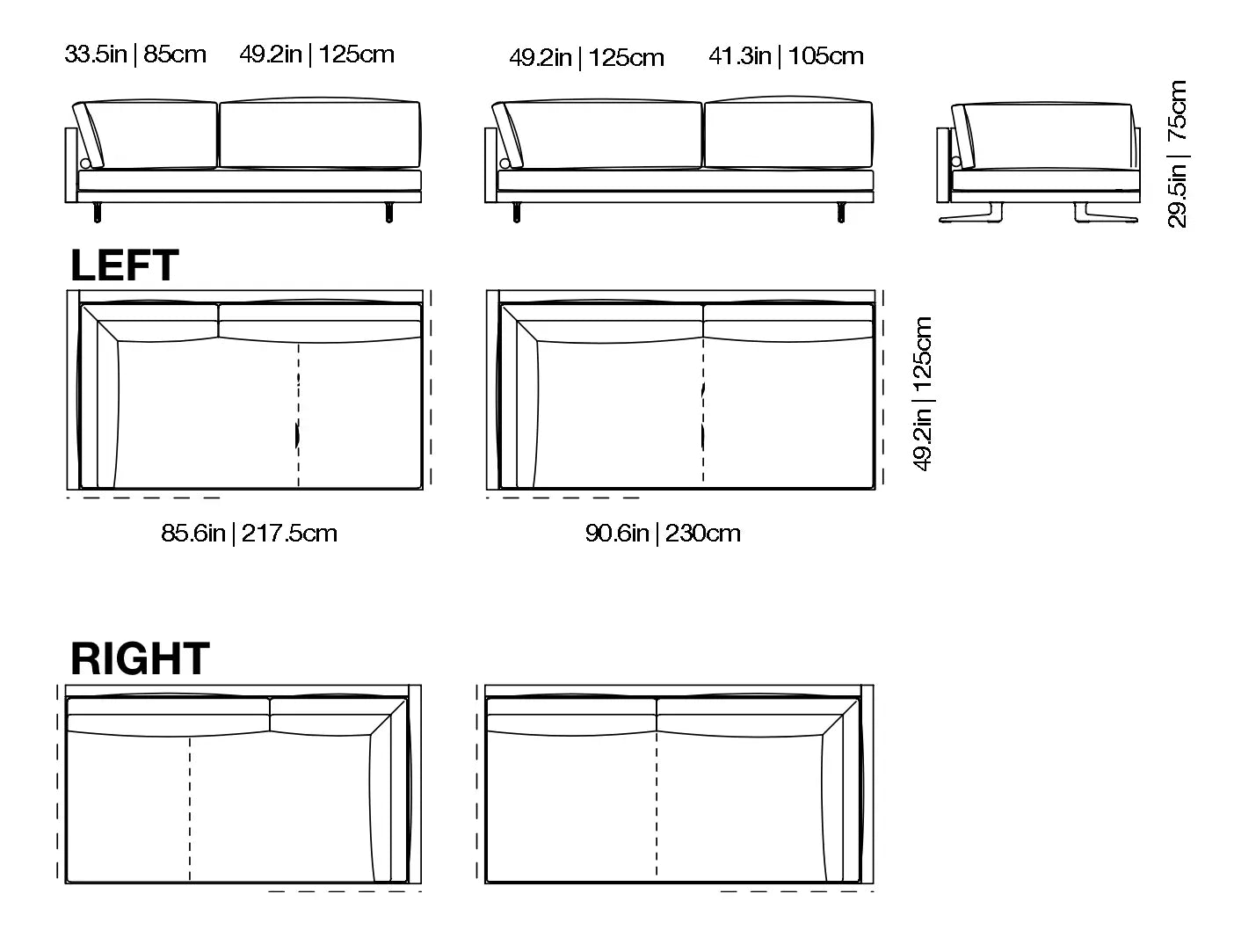 Mondrian - Sofa | Poliform | JANGEORGe Interior Design