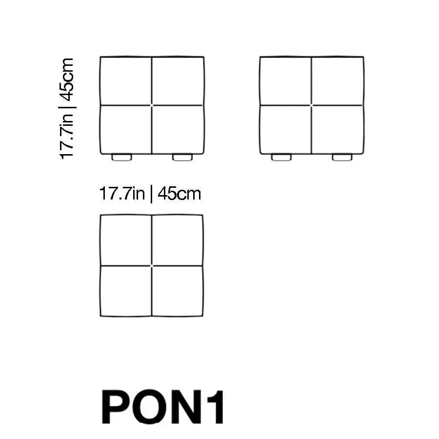 Onda - Pouf | Poliform | JANGEORGe Interior Design