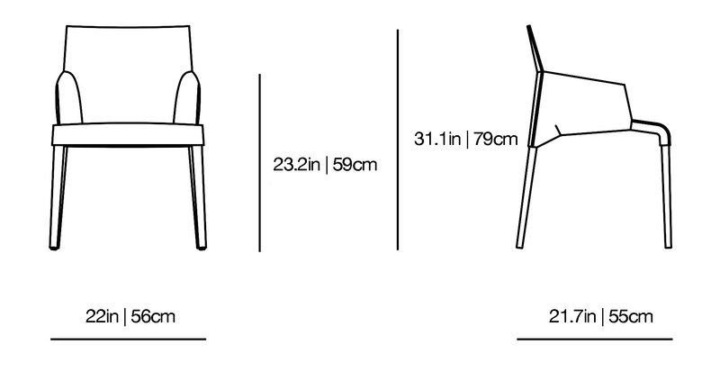 Seattle - Chair | Poliform | JANGEORGe Interior Design