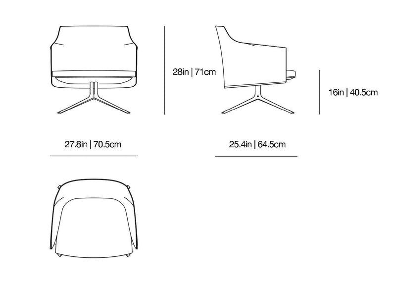 Stanford Swivel - Armchair | Poliform | JANGEORGe Interior Design