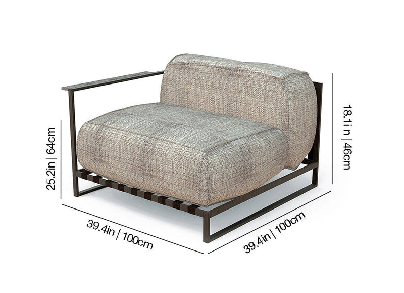 Casilda - Sofa End Unit | Talenti | JANGEORGe Interior Design