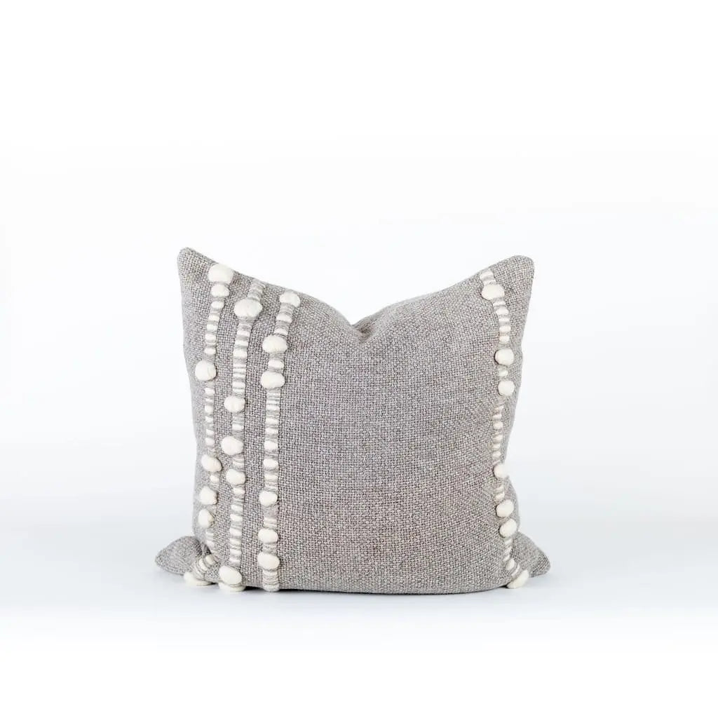 Kuk Pillow Cover in Natural Wool | Treko | JANGEORGe Interior Design