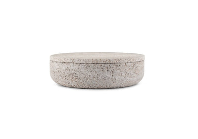 VVD Pottery 30x7cm with 2cm Muschelkalk Stone Lid (3072) | When Objects Work | JANGEORGe Interior Design